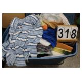 Blue Tote w/ Sweater ~ Place Mats ~ Other Clothes