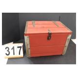 Vintage Wanzer Wooden Milk Box