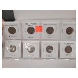 (8) Old Jefferson Nickel 1941 P - 1946 -
