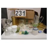 Box Glassware Includes Angel