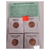 Set Of (8) 2009 Lincoln Cent Series Includes-