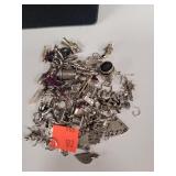 Bracelet Charms Marked 925 92.8 Grams