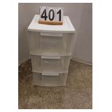 3 Drawer Storage Bin 24"T X 13.5"W X 16"D
