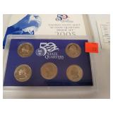 US Mint State Quarter Proof Set 2005