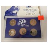 US Mint State Quarter Proof Set 2002