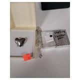 Silver Tone Bracelet ~ Sterling Earrings ~