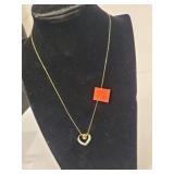 Heart Necklace Chain is Marked 925