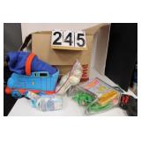 Box Of Easter Decor Includes Thomas The Tank-