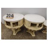 Marble Top End Tables & 3 Piece Coffee Table