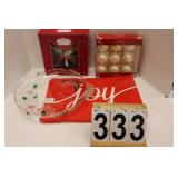 Christmas Platter ~ Place Mats ~ Tree Topper Star