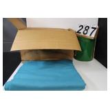 Box W/ Fabric For Sewing