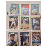9 Baseball Cards Includes Maddux - Castillo -