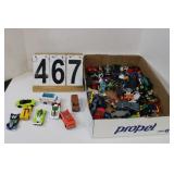 Flat W/ Hot Wheels - Matchbox Includes Fire Truck