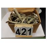 Box of Extension Cords & Power Strips