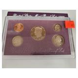 US Mint Proof Set 1989