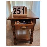 End Table w/ Drawer ~ Remotes 23 X 18 X 27.5