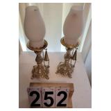 Gold Base Candle Holders w/ Snuffers
