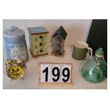 Alarm Clock ~ Fly Catcher ~ Flower Sifter ~ Bird