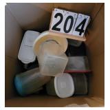 Box of Plastic Ware