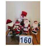 Santa w/ Elves ~ Santa ~ Snow Man