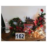 Nativity Scene ~ Plastic Rain Deer Center Piece ~