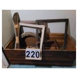 Cedar Box w/ Picture Frames (No Lid)