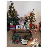3 Lighted Christmas Trees ~ Small Ceramic Tree ~