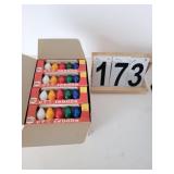 Box of 100 Old Indoor Christmas Lights