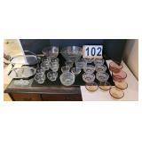 Group w/ Sherbert Bowls ~ Serving Bowl ~ Collapsib