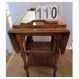 Tea Cart w/ Glass Tray