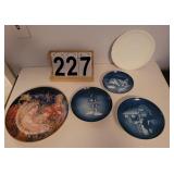 Group of Copenhagen Collector Plates ~