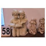 3 Garden Statues (Composite)