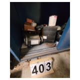 Contents of Bottom Cabinet ~ Battery ~ Electric Mo