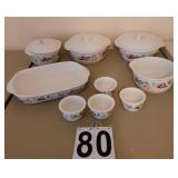 Corelle 3 Covered Dishes ~ 1 ~ 1.5 QT ~ 2 ~ 2.5 QT