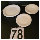 Corelle 4 Bowls ~ Plates ~ Saucers (Enchantments