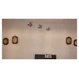 Wall Grouping w/ Butterflies ~ Candle Holders
