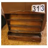 3 Shelf w/ Drawer Wall Shelf 26 X 28 X 6 ~