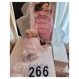 2 Porcelain Doll ~ Pauline Collection Antonia  ~ R