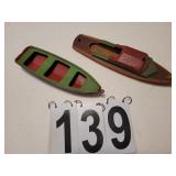 2 Boats ~ 1 Marx Metal Boat 1950
