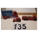 Noma Wood Red Victory Oil Truck (Some Damage) ~