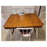 Kitchen Table w/ 4 Chairs 29 X 34 X 44