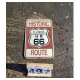 Route 66 Street Sign