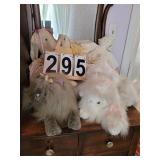 Group of Furry Cats ~ Rabbits ~ ? Amish Doll