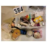 Clear Totes of House Wares ~  Plastic Ware ~ Light