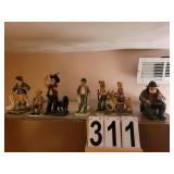 6 Different Figurines ~ Chinese Porcelain