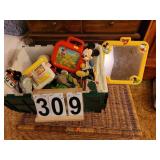 Tote of Toys Including Disney Toys