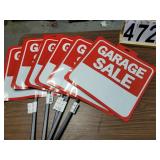 6 Garage Sale Signs