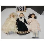 3 Porcelain Doll ~ 1 is a Bride