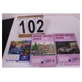 3 - 500 Piece Puzzles