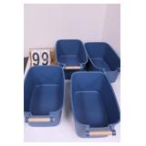 Set of 4 Plastic Baskets